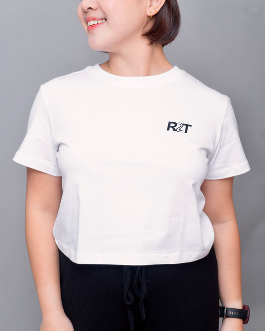 Cropped "Pace it Till You Make it" Lifestyle Shirt