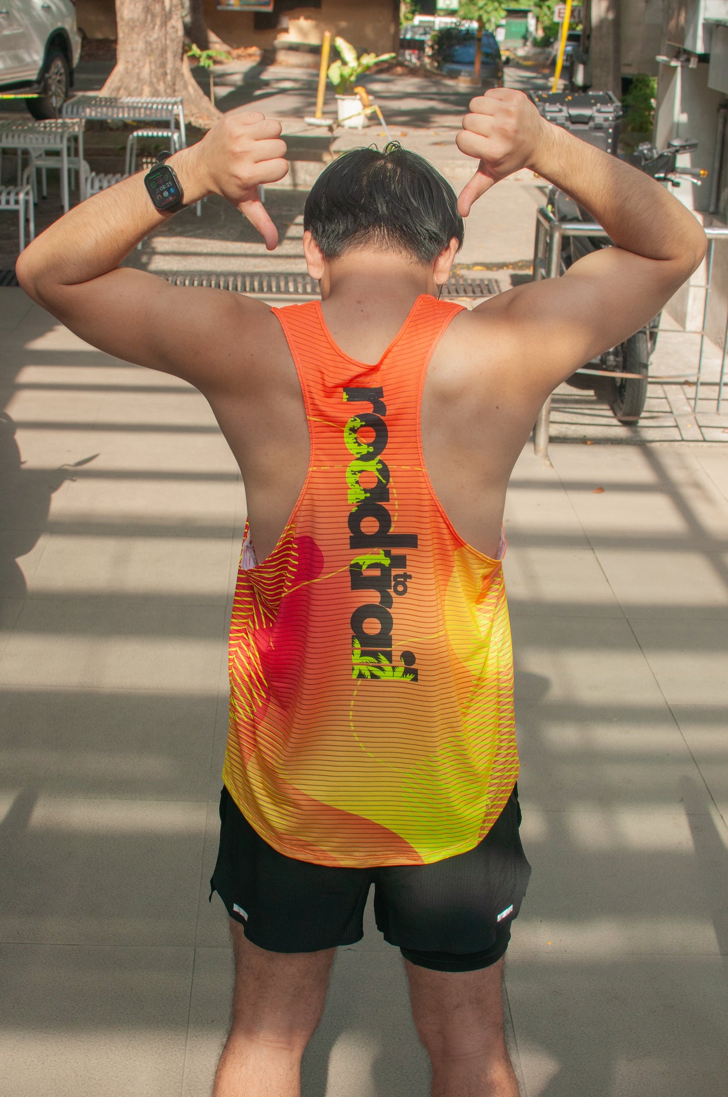 Sunset Orange Singlet (Men)