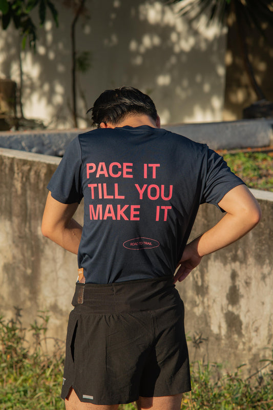 Unisex "Pace it Till You Make It" Shirt (Navy Blue)